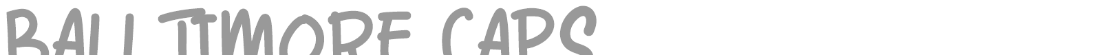 Balltimore font preview